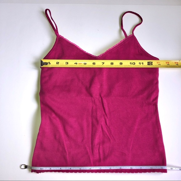 2/$15 Q & A Tank Top Cami Spaghetti Strap Camisole built in Bralette Small Women - Picture 5 of 15
